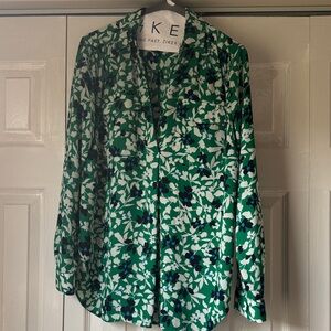 Ann Taylor floral blouse